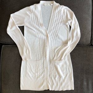 Long ivory cardigan from urban outfitters